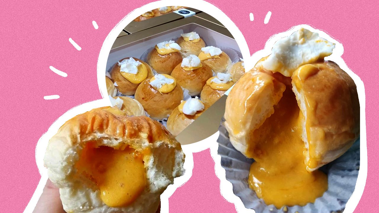 Try salted egg custard buns from this Manila bakeshop