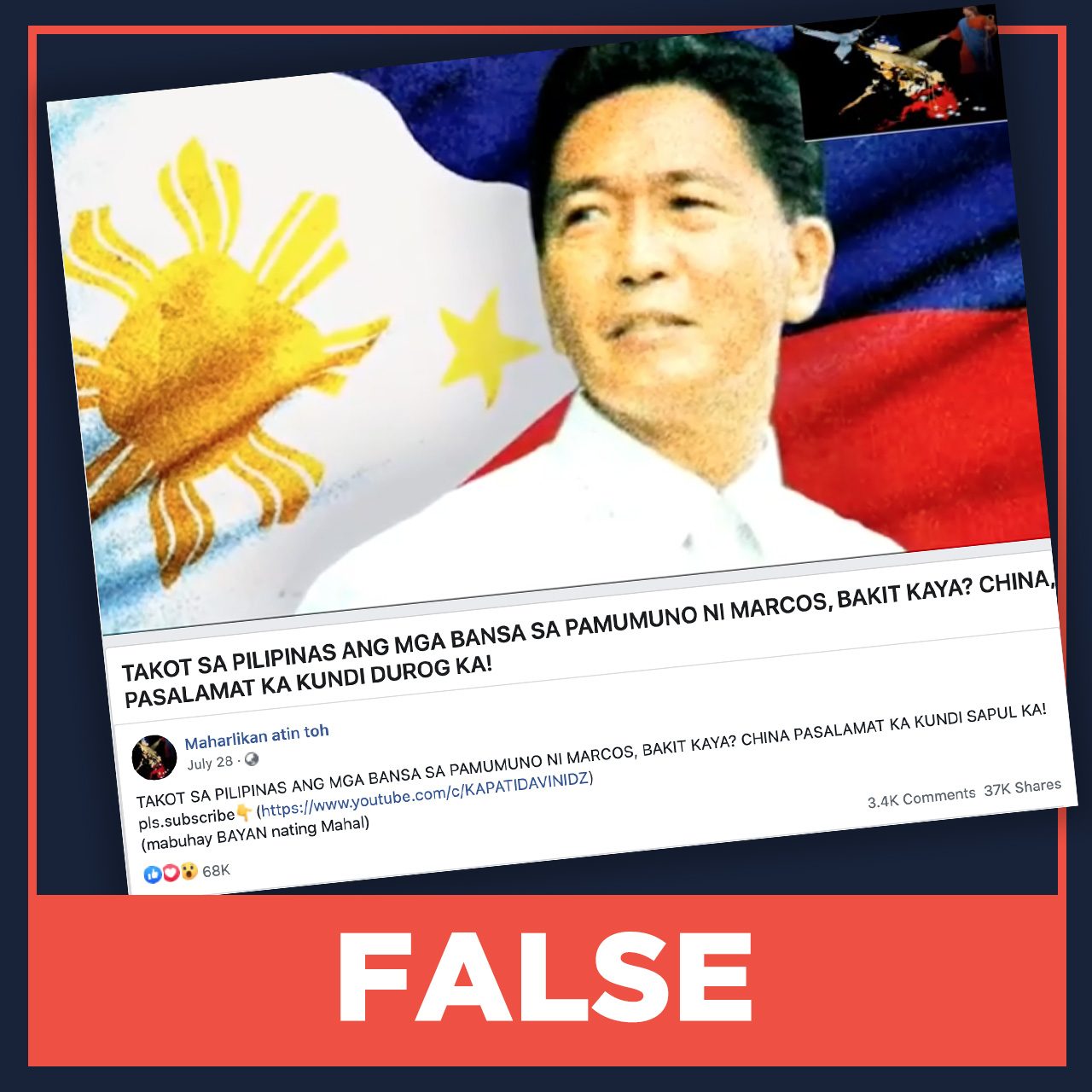 FALSE: PH under Marcos was ahead of China in missile development