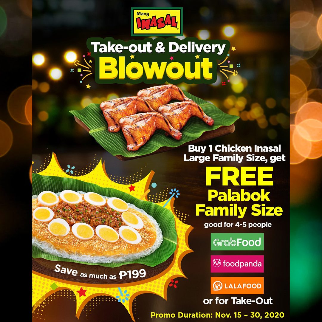 How to get a free Family Size Palabok from Mang Inasal