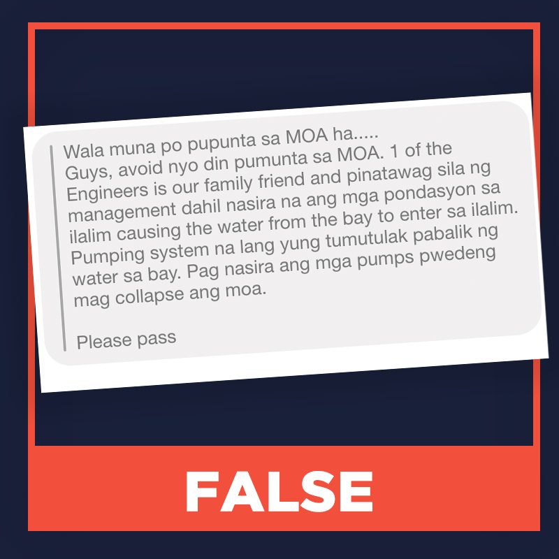 FALSE: SM MOA could collapse due to weak foundations