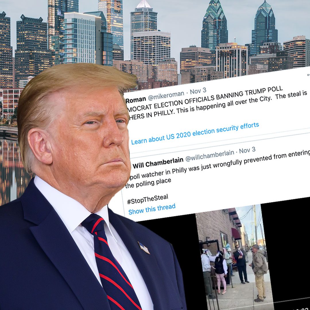 Philadelphia denies Trump campaign allegation of banning Republican poll watchers