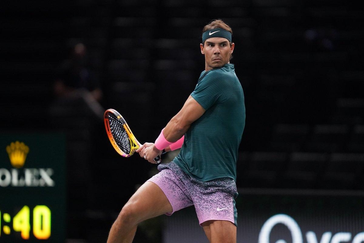 Nadal into Paris Masters quarters, Schwartzman one win from Tour Finals