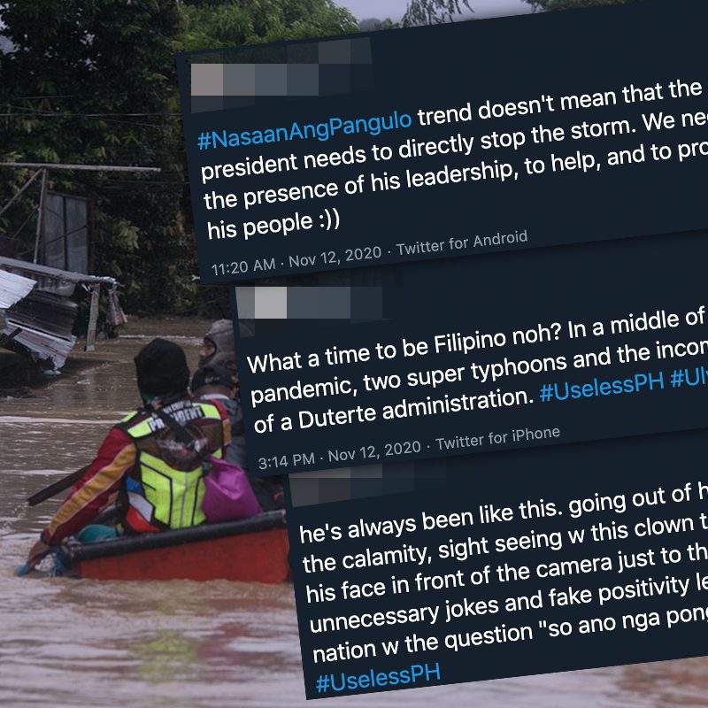 As Filipino resilience gets exploited, netizens slam gov’t disaster response