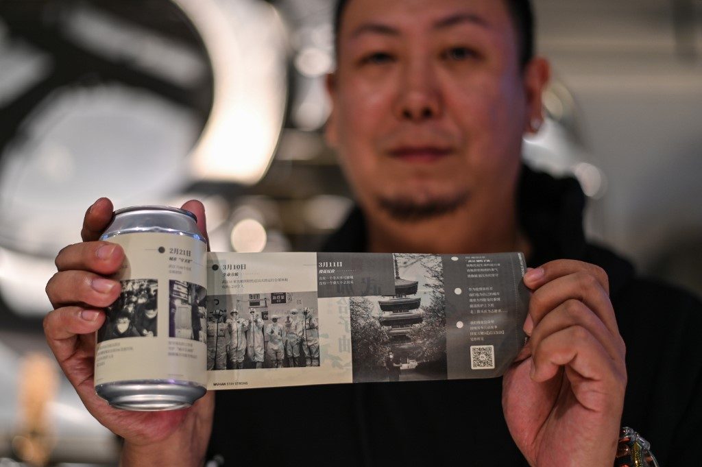 Can-do attitude: Wuhan virus lockdown captured in craft beer