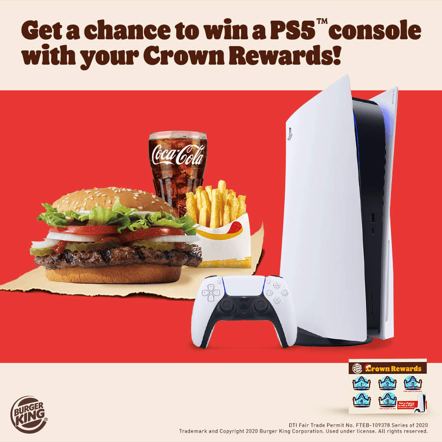 Burger King is giving diners a chance to win a PS5