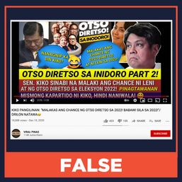 FALSE: Video of Filipino personalities supporting anti-terror law