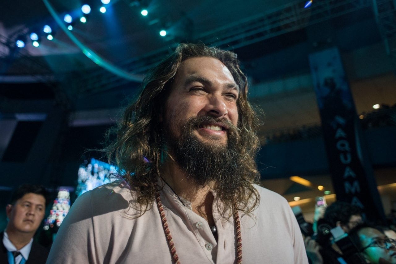 LOOK: Aquaman Jason Momoa gives trident to boy with brain cancer