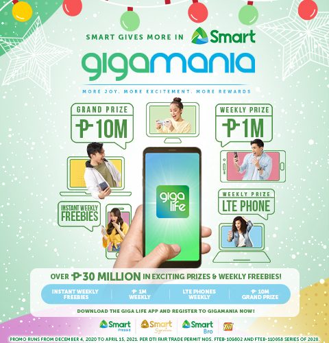 Smart celebrates the season of giving with GIGAMANIA
