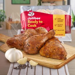 Jollibee offers ready-to-cook garlic pepper marinated chicken