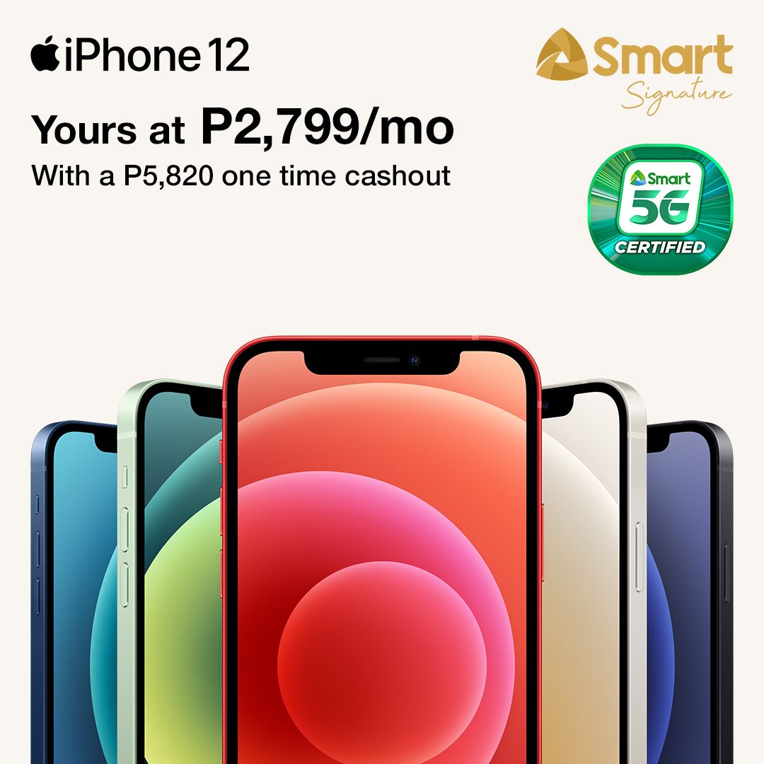 Smart launches iPhone 12 on new Signature 5G Plans