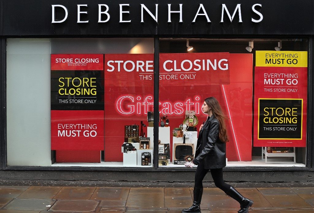 Retail group Frasers in talks to buy Debenhams’ UK operations