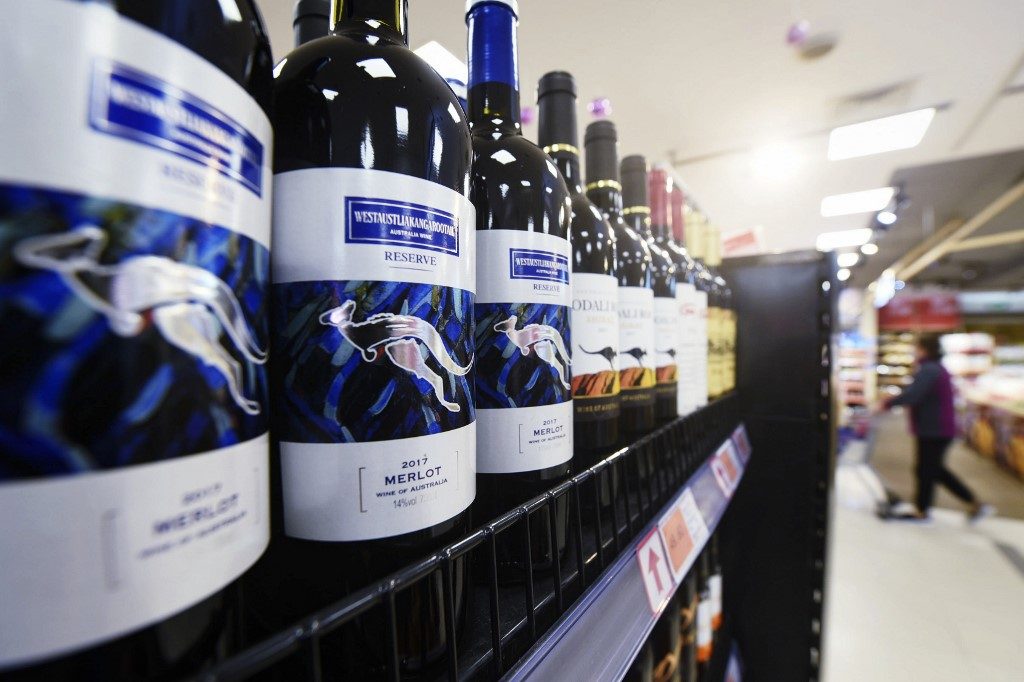 China imposes further duties on Australian wine