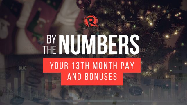 By The Numbers: Your 13th month pay and bonuses