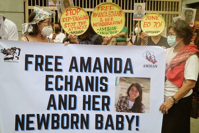 Minority senators: Release Amanda Echanis on humanitarian grounds