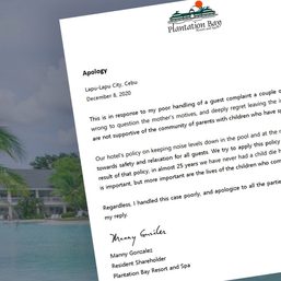 Plantation Bay resort in Cebu reprimands mother and child with autism