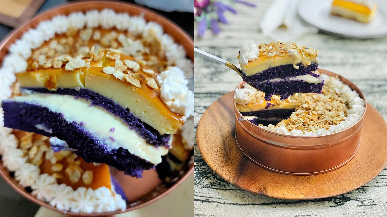 Try ube leche flan cake from this Quezon City bakery