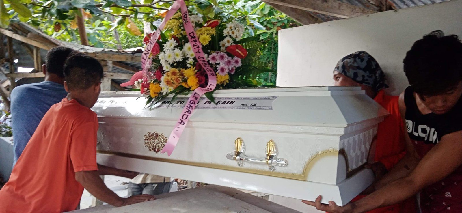 Jevilyn Cullamat buried, but mom Rep Eufemia not able to join funeral