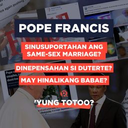 [WATCH] ’Yung Totoo?: 5 fact check tungkol kay Pope Francis