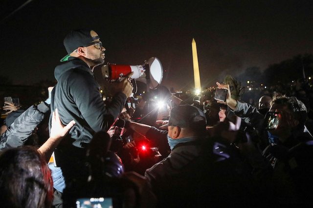 Proud Boys leader banned, arrests made in US election protests