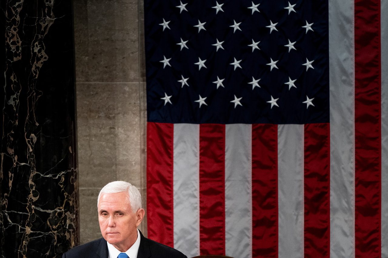Pence vows to honor US history, ensure safe inauguration of new president