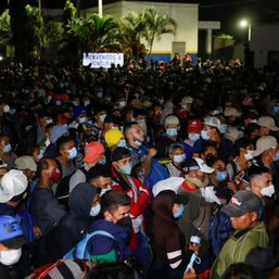Some 6,500 Honduran migrants in caravans traveling north to Guatemala, officials estimate