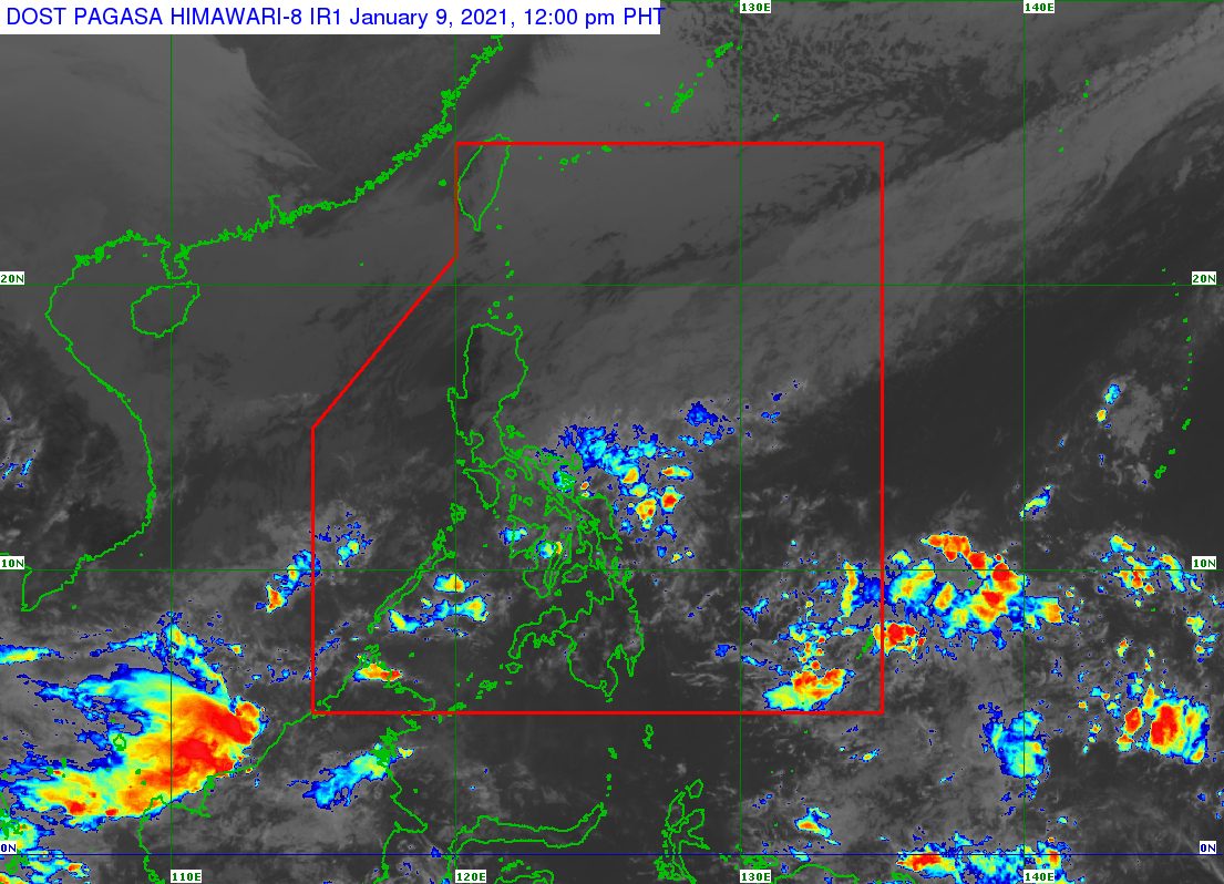 Tail-end of frontal system affecting Bicol, parts of Visayas