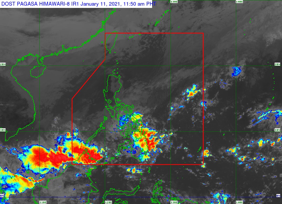 Parts of Visayas, Mindanao rainy due to tail-end of frontal system, ITCZ