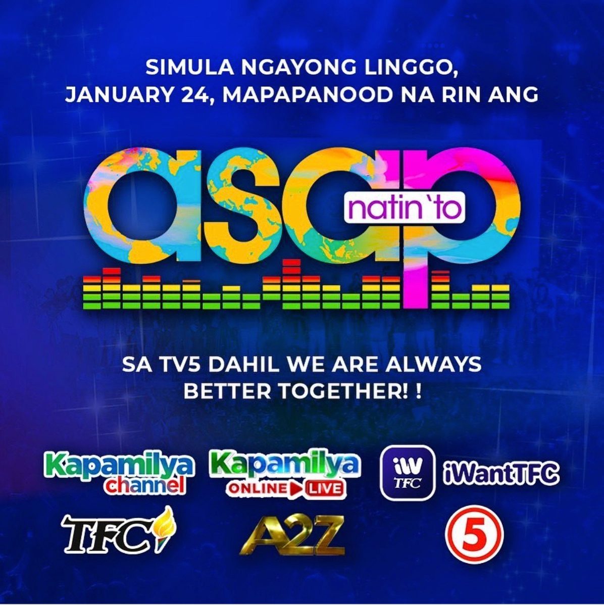 ‘ASAP Natin ‘To’ to air on TV5