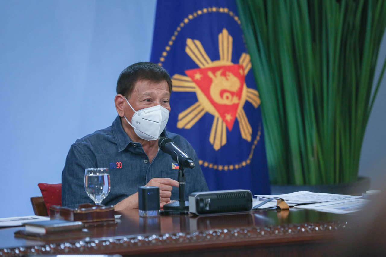 Duterte wants to receive Sinovac vaccine shots ‘in private’