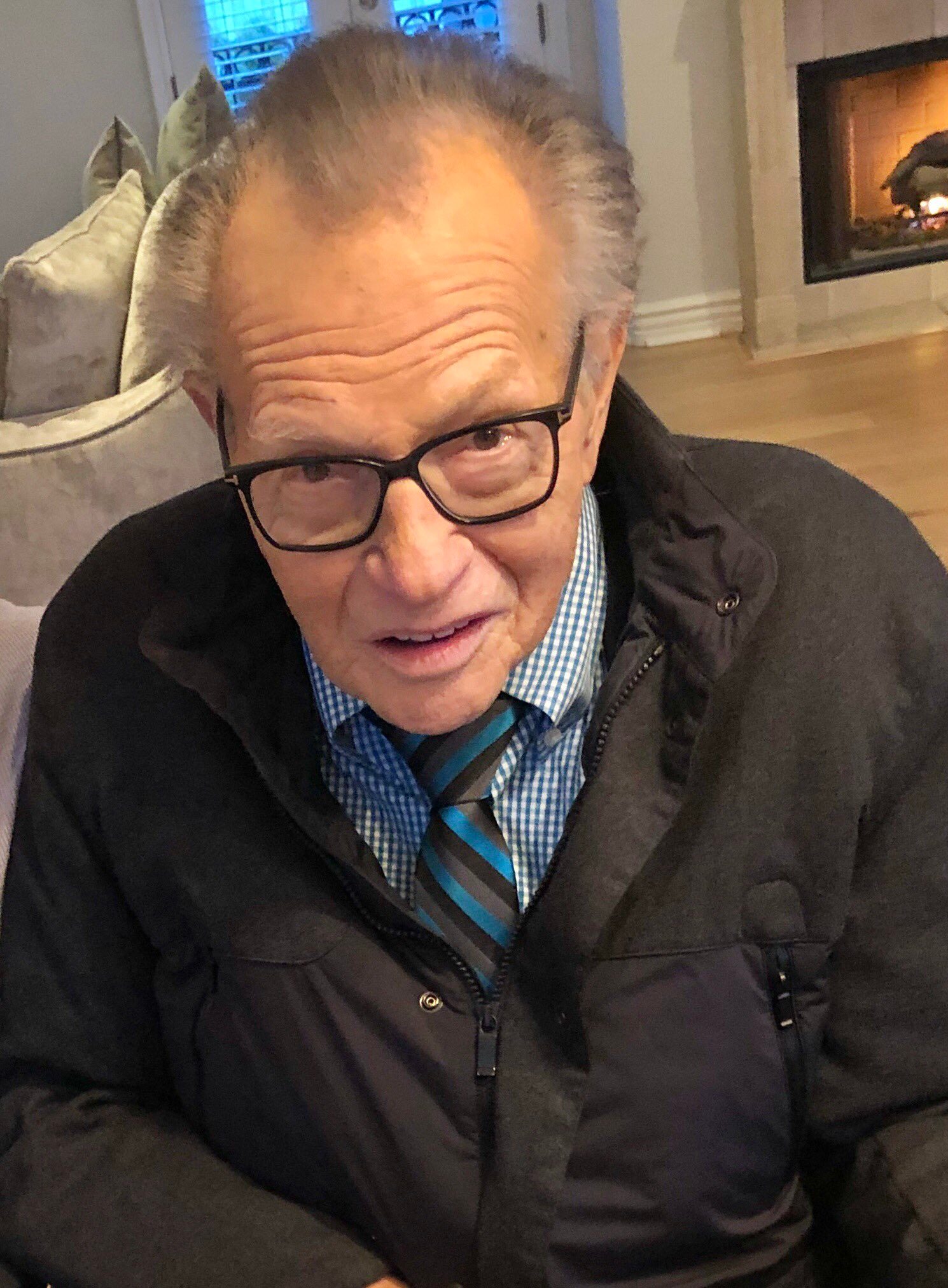 Larry King in hospital for COVID-19 – report