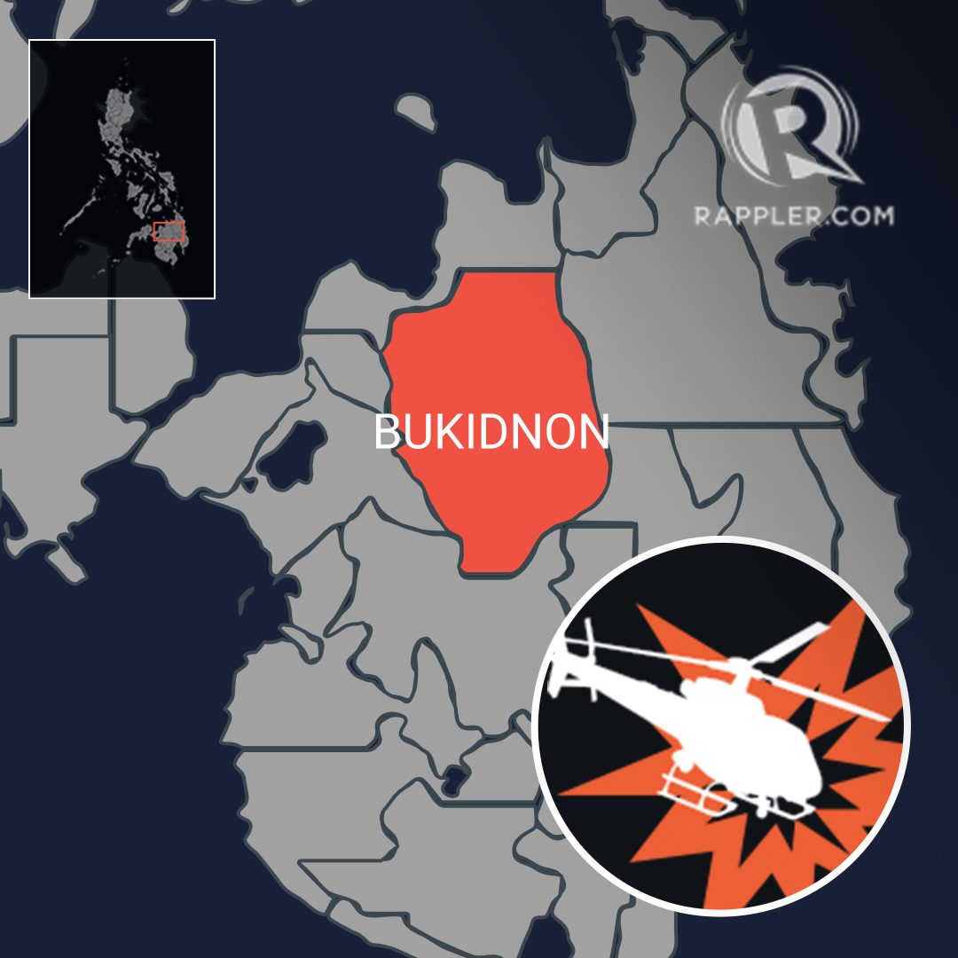 7 dead in Philippine Air Force chopper crash in Bukidnon