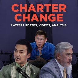 Charter change debates in Philippines: Latest updates, videos, analysis