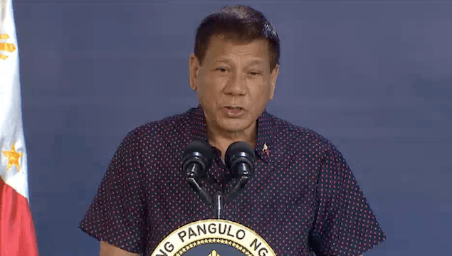 Sexist Duterte says Philippine presidency not a job for women