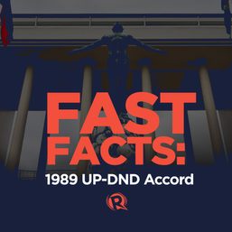 What you need to know about the 1989 UP-DND accord