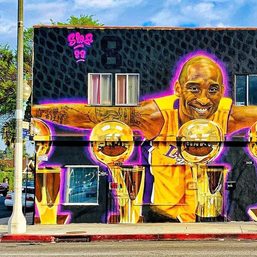 WATCH: Kobe mural artists honor Bryant on death anniversary