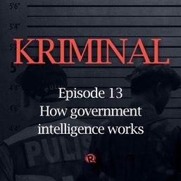 [PODCAST] KRIMINAL: How government intelligence works