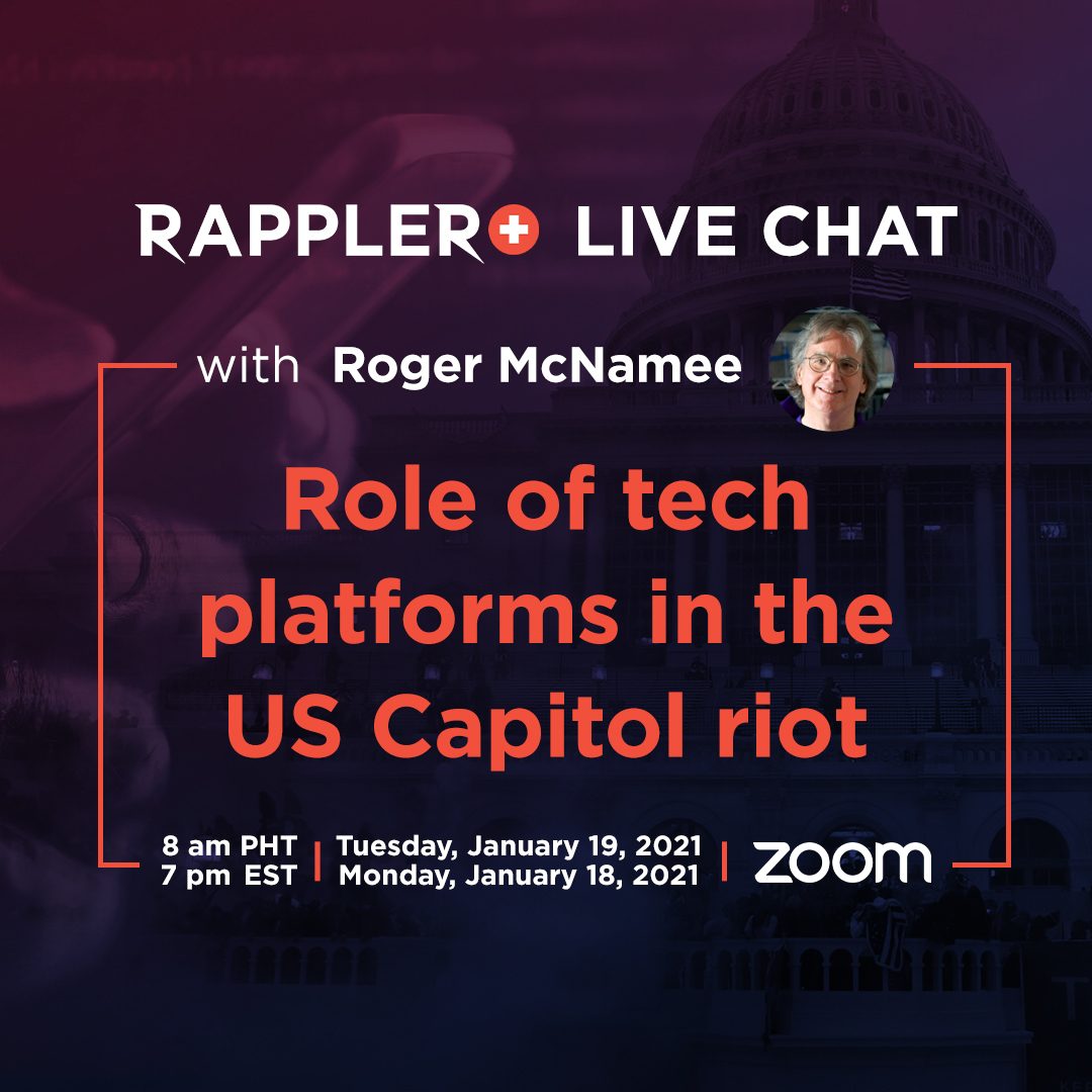 [Rappler+ Live Chat] Role of tech platforms in the US Capitol riot