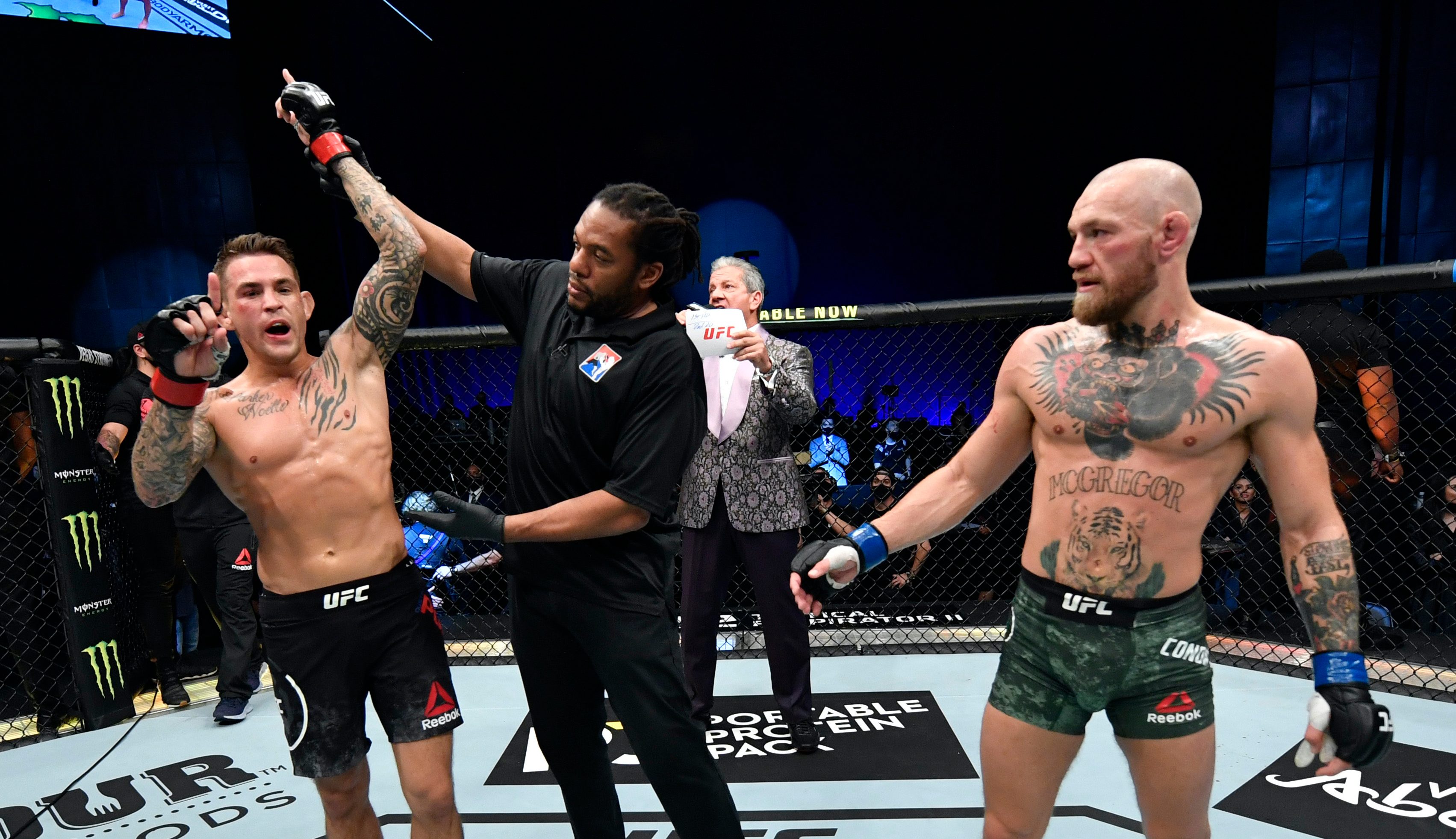UFC 257: Poirier upsets McGregor with KO win in rematch
