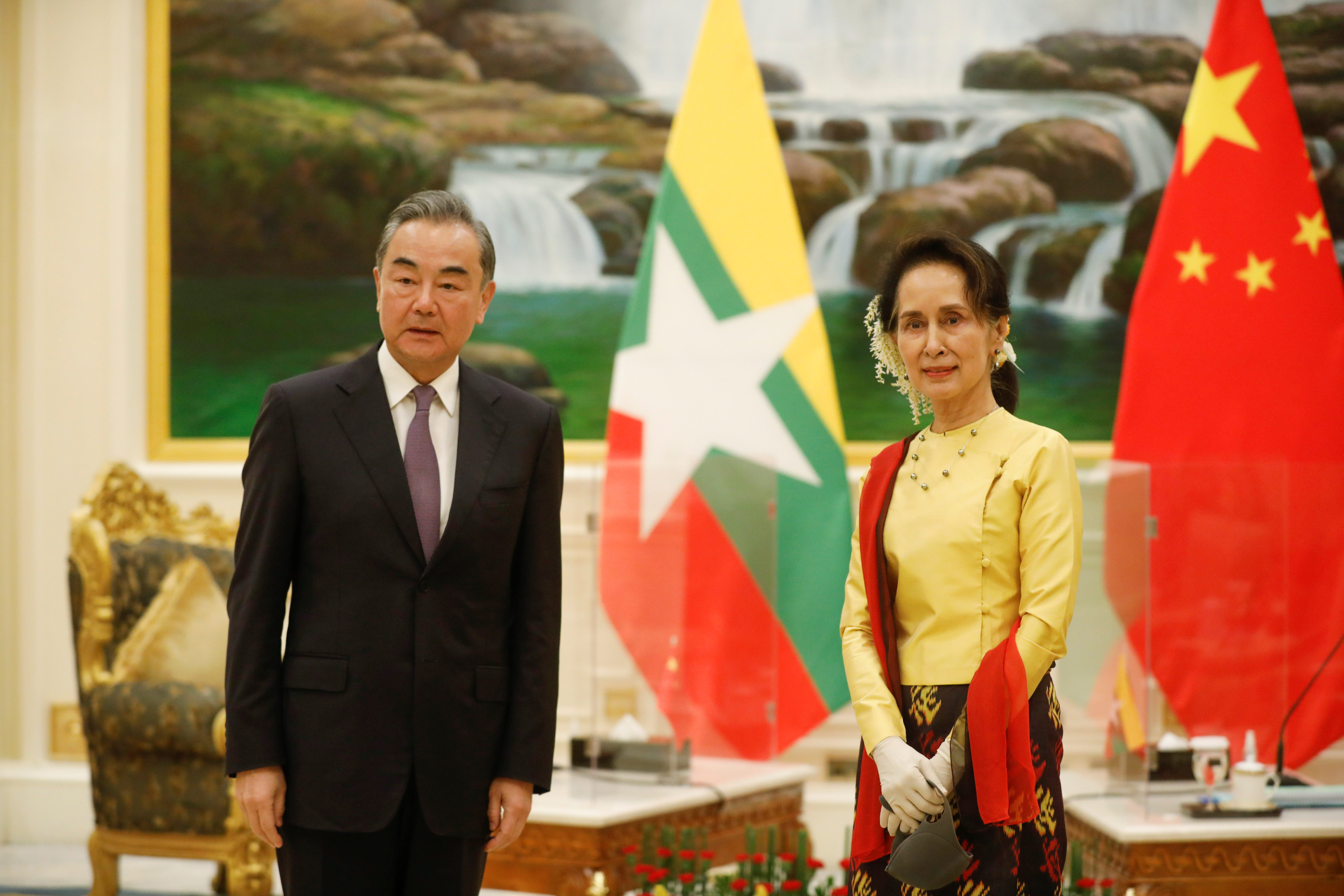 China’s top diplomat visits Myanmar in Southeast Asia tour, promises vaccines
