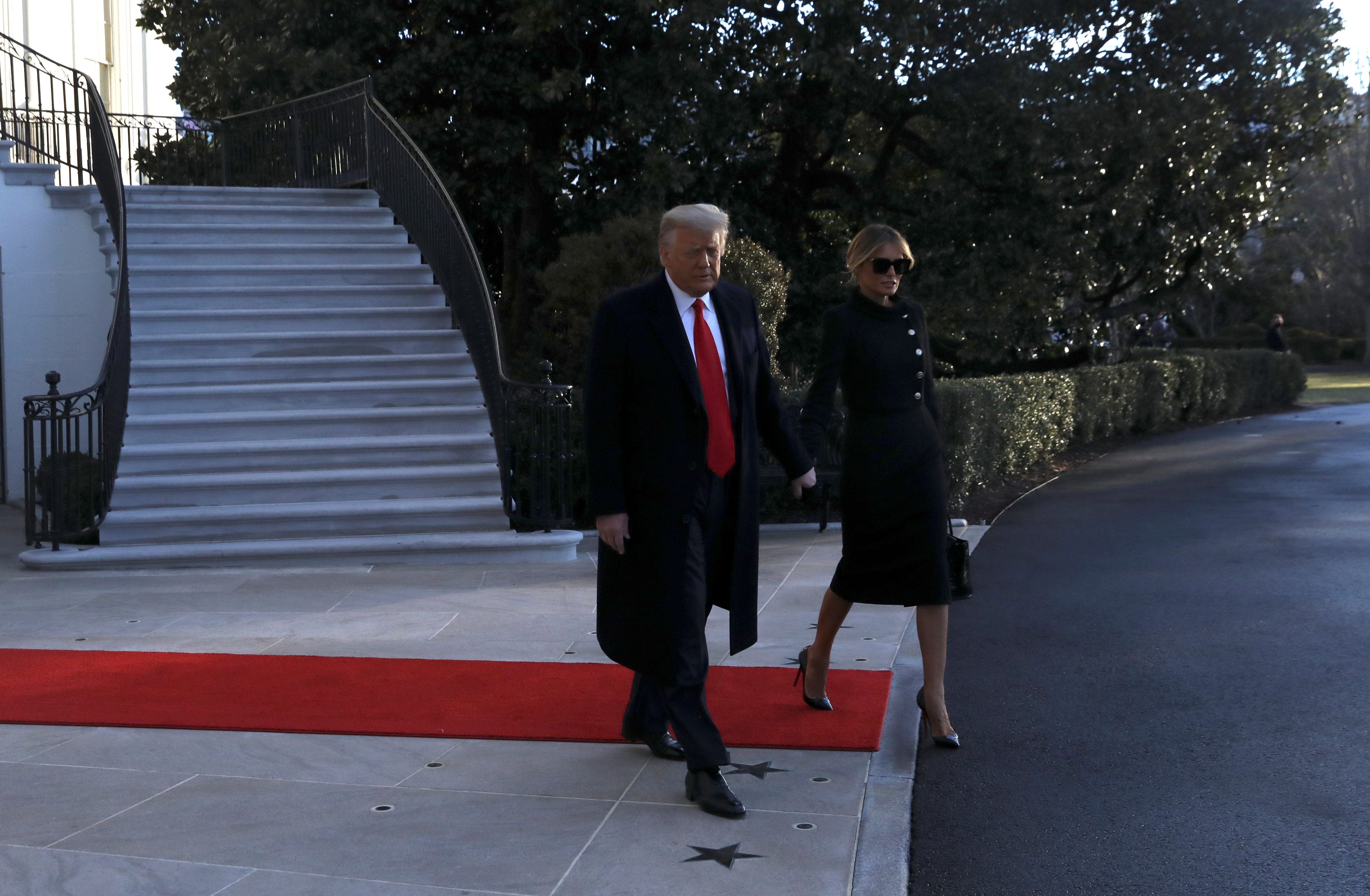 LOOK: After 4 years, Donald Trump leaves White House