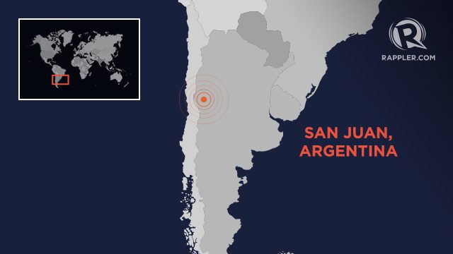 Magnitude 6.8 earthquake in Argentina shakes homes, buildings