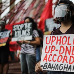 UP-DND Accord won’t be restored under Duterte – Lorenzana