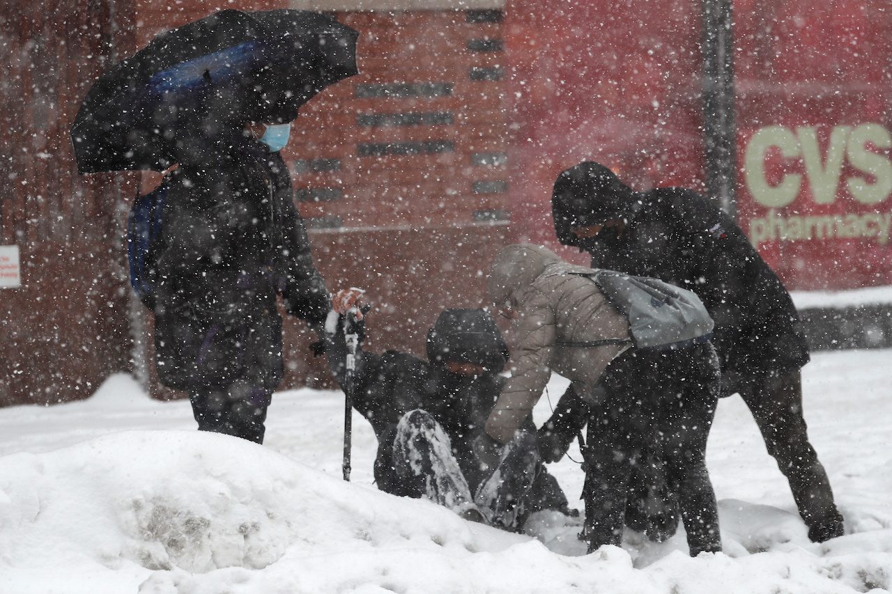 US Northeast pummeled by one of worst winter storms in years