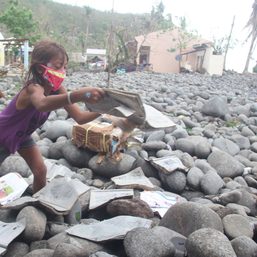 Displaced families dream of rebuilt homes, schools in typhoon-hit Albay villages