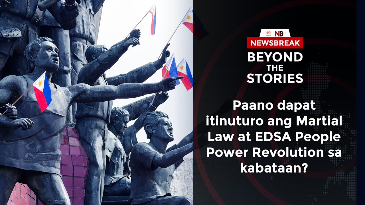 [PODCAST] Paano dapat itinuturo ang Martial Law at EDSA People Power Revolution sa kabataan?