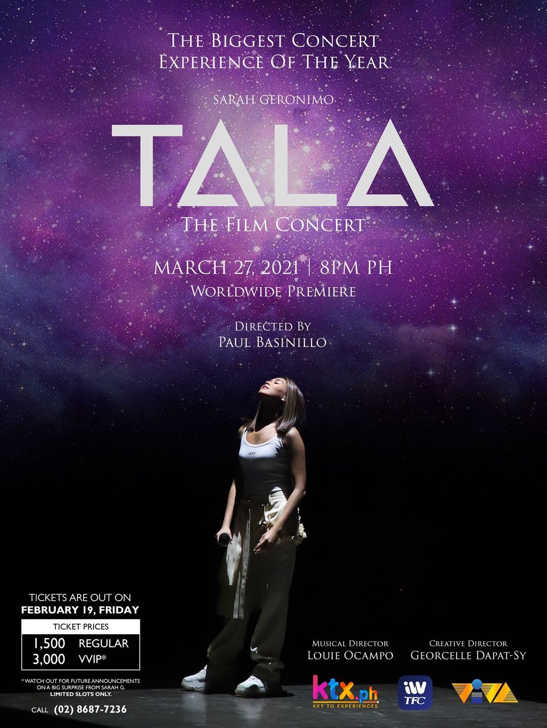 Sarah Geronimo returns to the stage in ‘Tala: The Film Concert’
