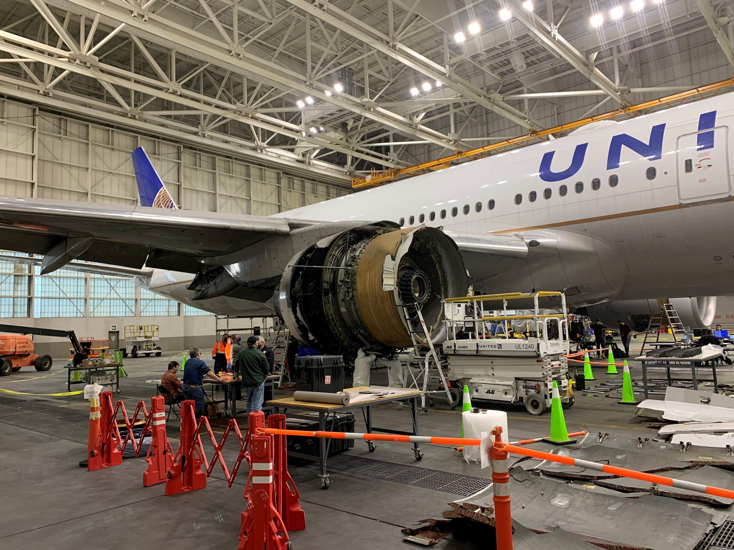 FAA orders inspections of some Boeing 777 engines after United fire