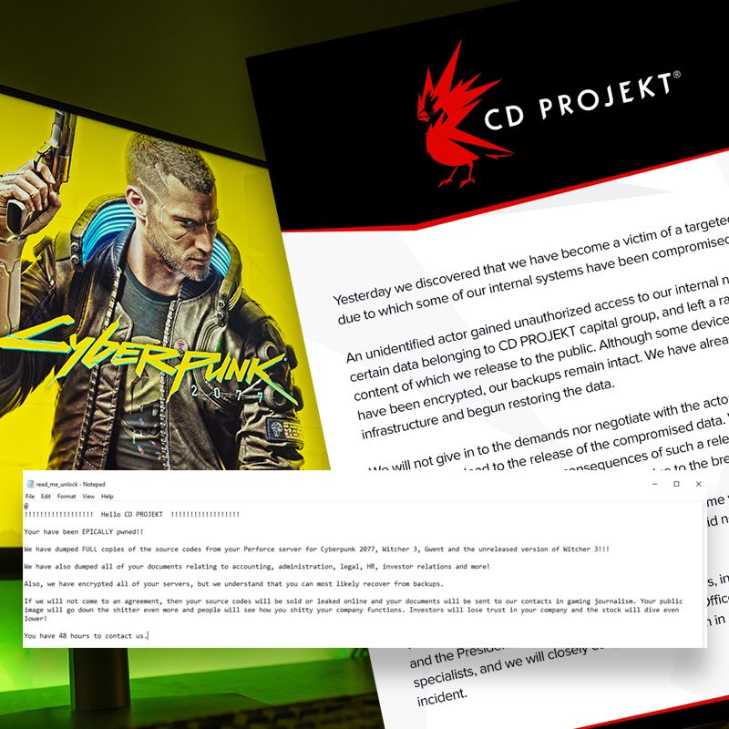 After troubled Cyberpunk 2077 rollout, CD Projekt hit by cyberattack