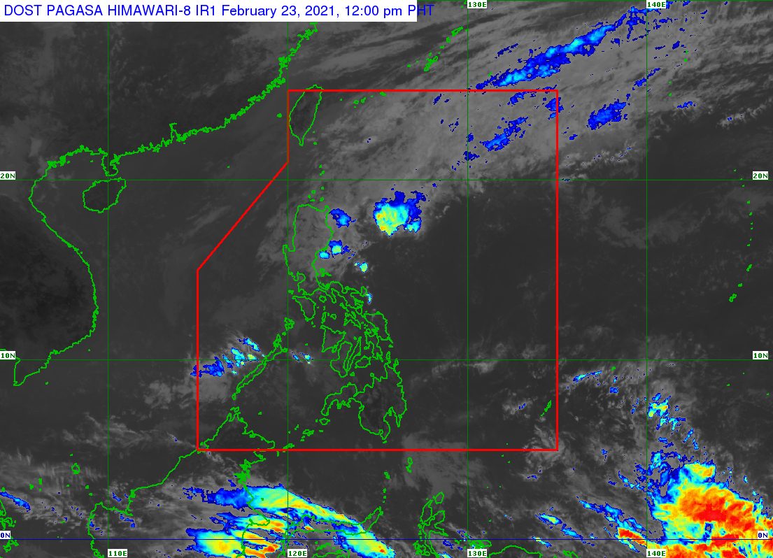 Low pressure area, formerly Auring, dissipates
