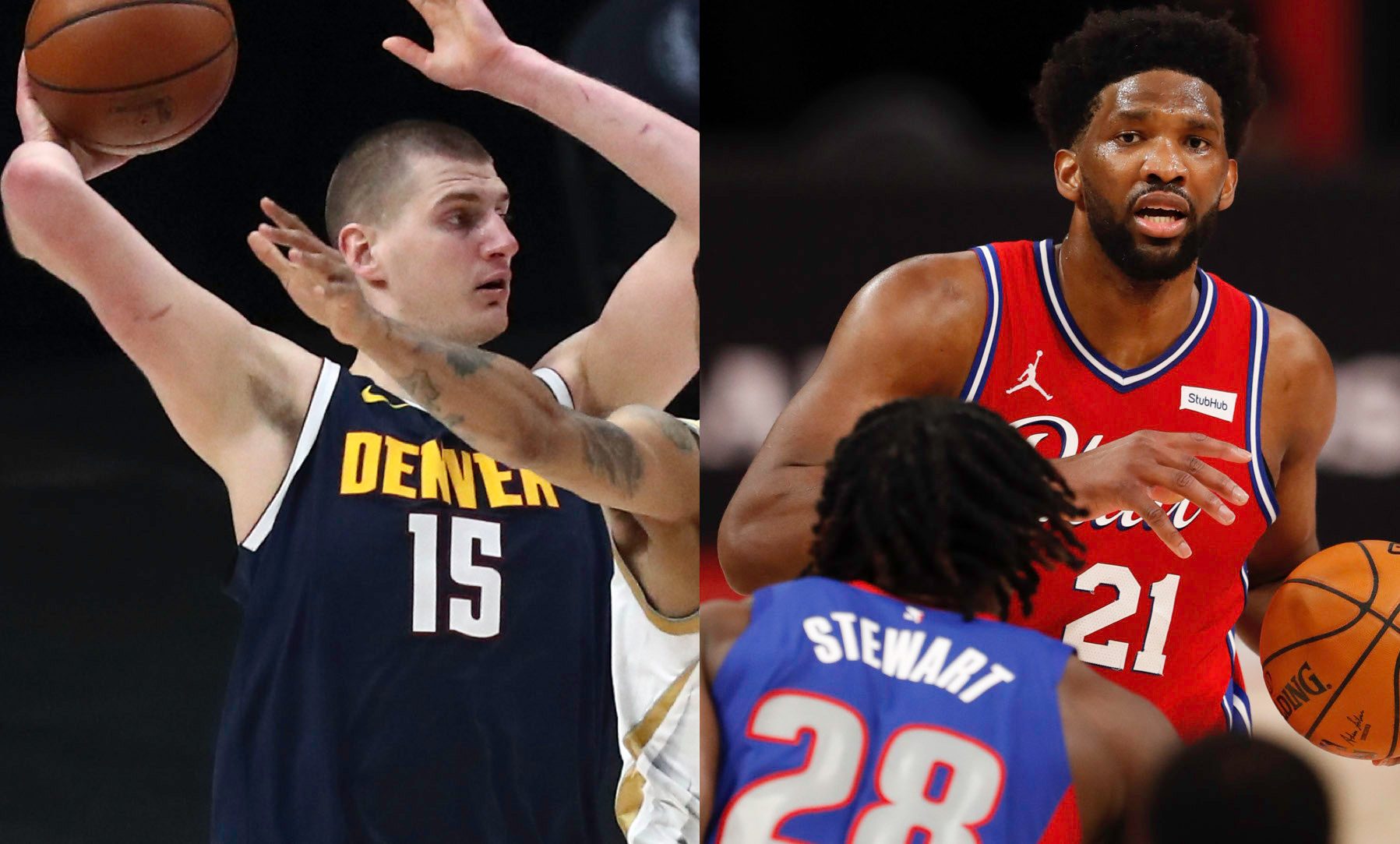 Big men renaissance: Jokic, Embiid named NBA Players of the Month